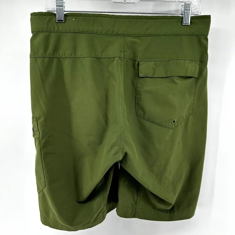 North Face Apex Washoe Short Cargo UPF 50 Outdoor Stretch Web Belt Green 30